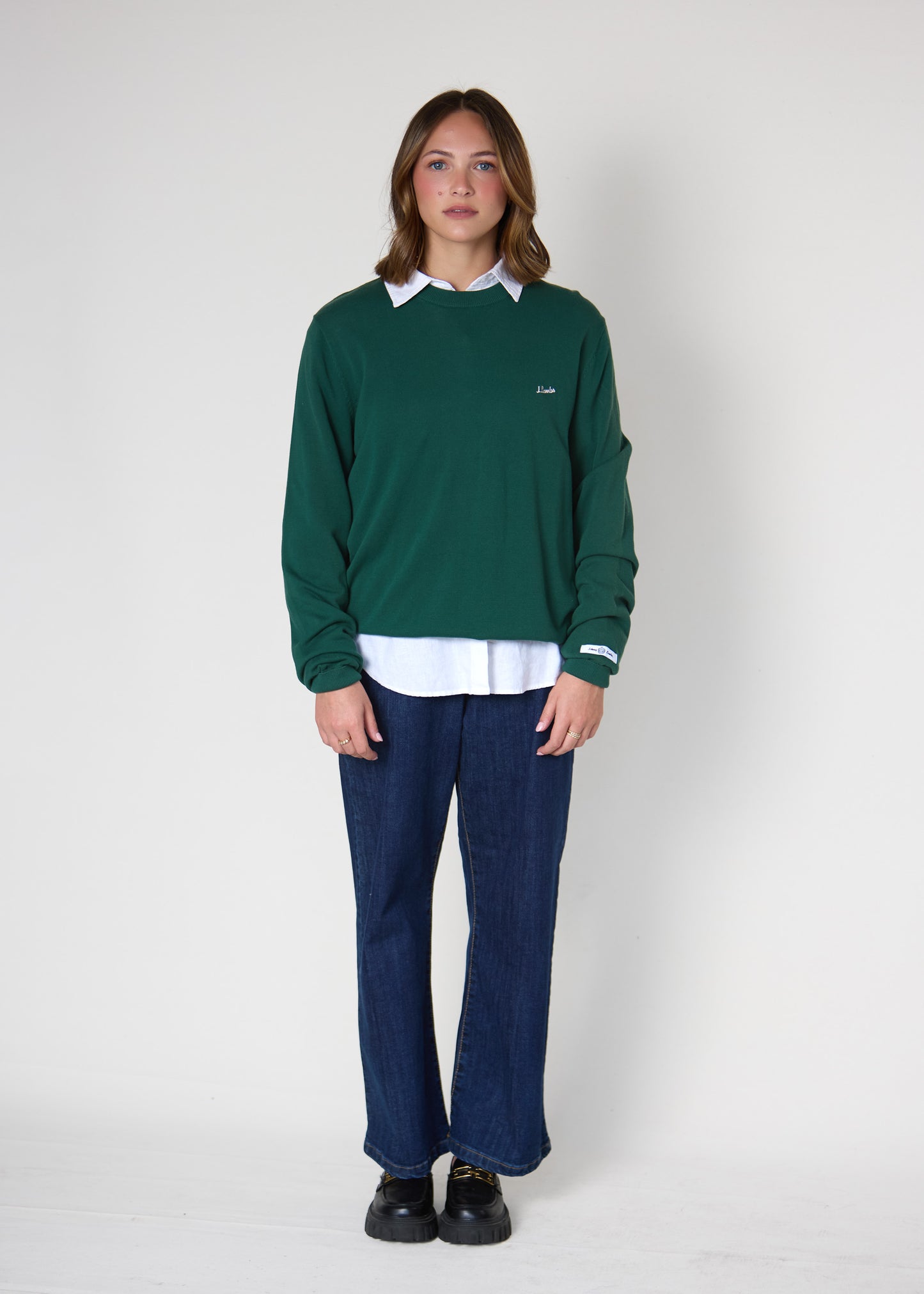 Jonny Lambs Green Crewneck Sweater