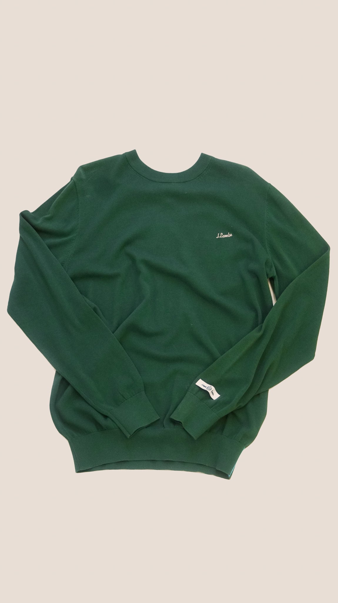 Jonny Lambs Green Crewneck Sweater